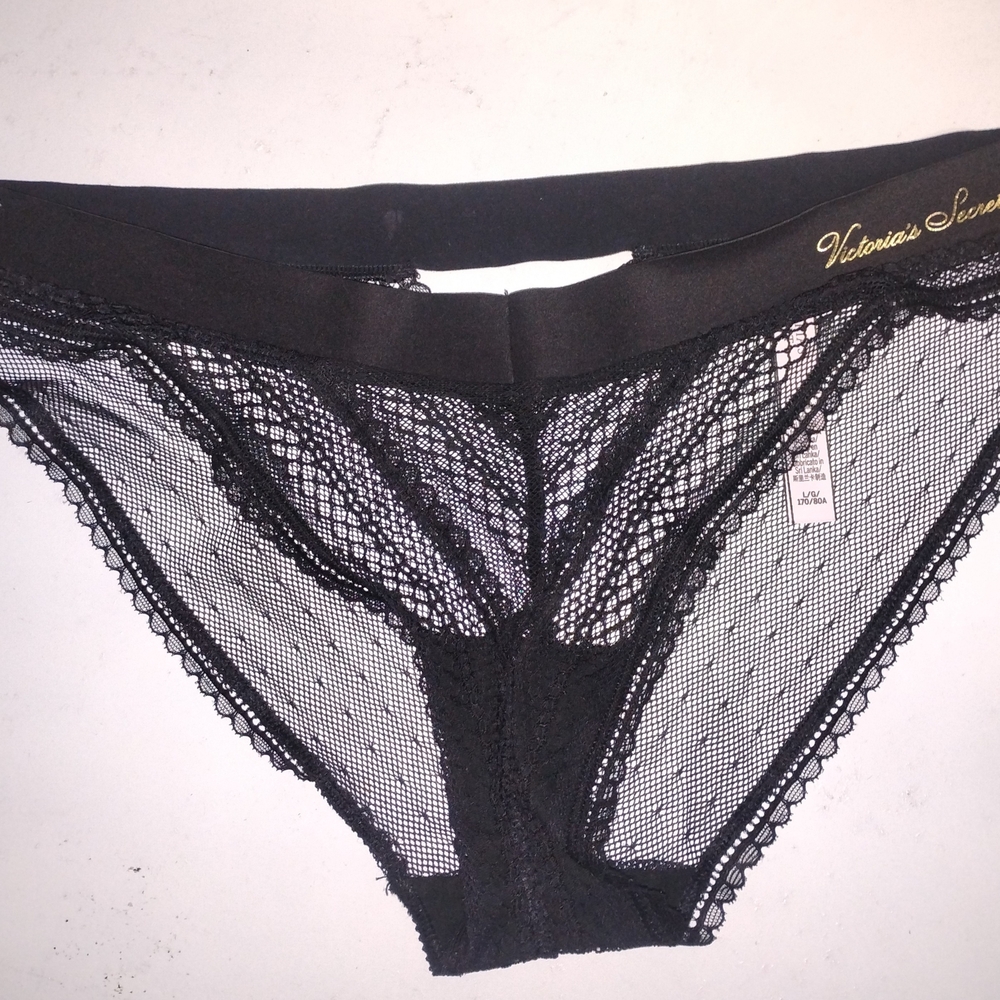 Victoria's Secret Black Lace Panties